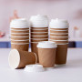 Jana 12Oz Multi Colour Ripple Coffee Cup 30Pc
