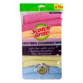 Scotch Brite 31Cmx29cm Micro Fiber Cloth 10Pc