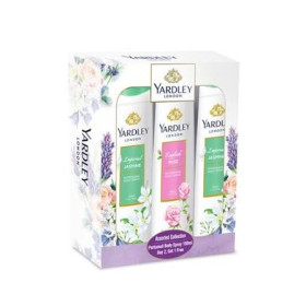 Yardley Tri Pack Asstd Body Spray 150Ml