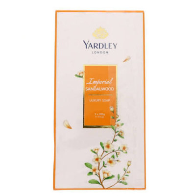 Yardley 100G X 3Pc Imprl Sandalwood Soap 1Pkt