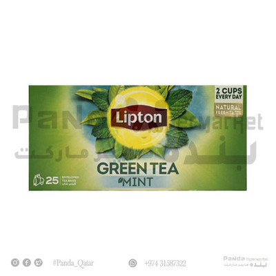 Lipton Green Tea And Mint Tea Bag 25B