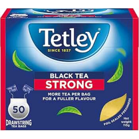 Tetley Drawstring Strong Black Tea Bags 50B