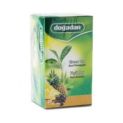 Dogadan Flav Green Tea With Acai And Pineapple Tea 34Gm