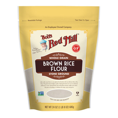 Brm Gluten Free Brown Rice Flour 24Oz