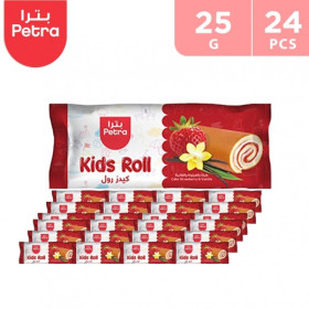 Petra Strawberry And Vanilla Kids Roll 25Gm X 24
