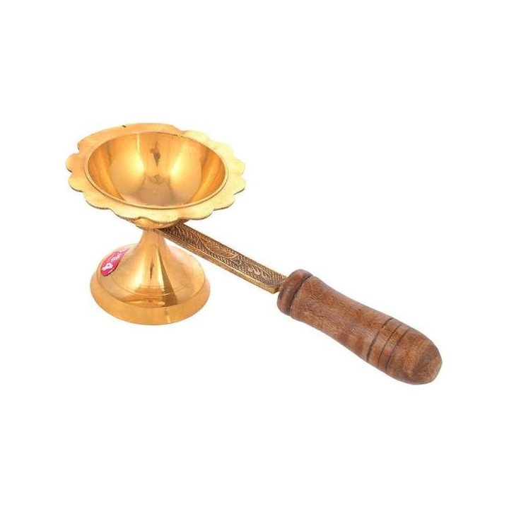 Burhan Plain Brass Dhuparat No. 5, 1 pc