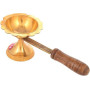 Burhan No. 5 Plain Brass Dhuparat 1Pcs