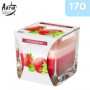 Aura Strawberry 3 Coloured Scented Candle 170Gm