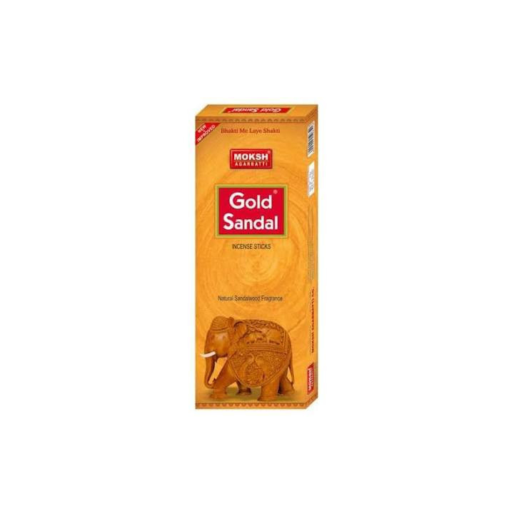 Moksh Gold Sandal Jumbo Incense Sticks, 90 g