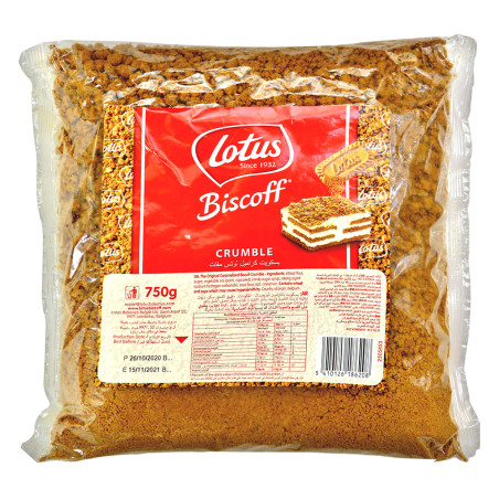 Delicious Lotus Biscoff Crumble 750g