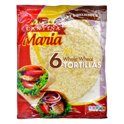 تورتيلا قمح كامل 6Xl كانتينا ماريا 360 جرام