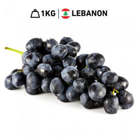 Hff Lebanon Black Grapes 1Kg