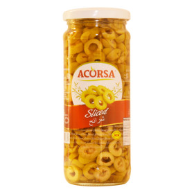 Acorsa Sliced Green Olive 470G