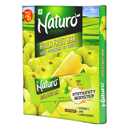 Naturo Immunity Booster 10P Amla Fruit Bar 10G