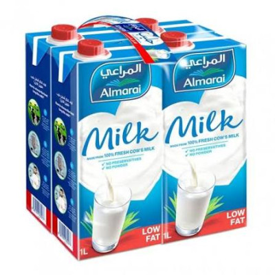 Almarai Low Fat Milk 1L X 4