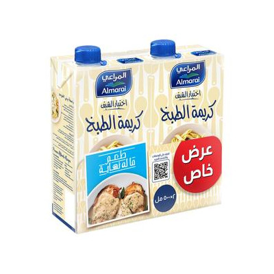 Almarai 500Mlx2p Cooking Cream 1Pkt