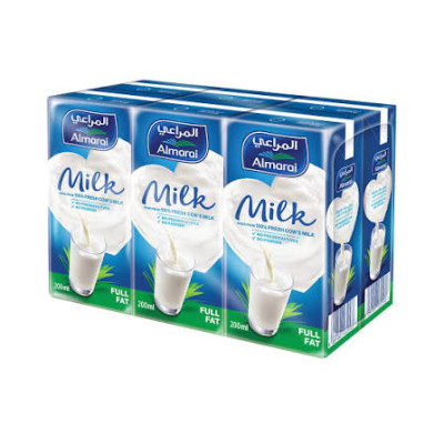 Almarai Uht Full Fat Milk 200Ml X 6
