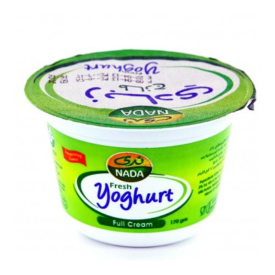 Nada Full Cream Plain Yoghurt 170G