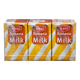Kdd Banana Flavoured Milk 250Ml X 6