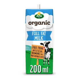 Arla Full Fat Organic Milk 200Ml