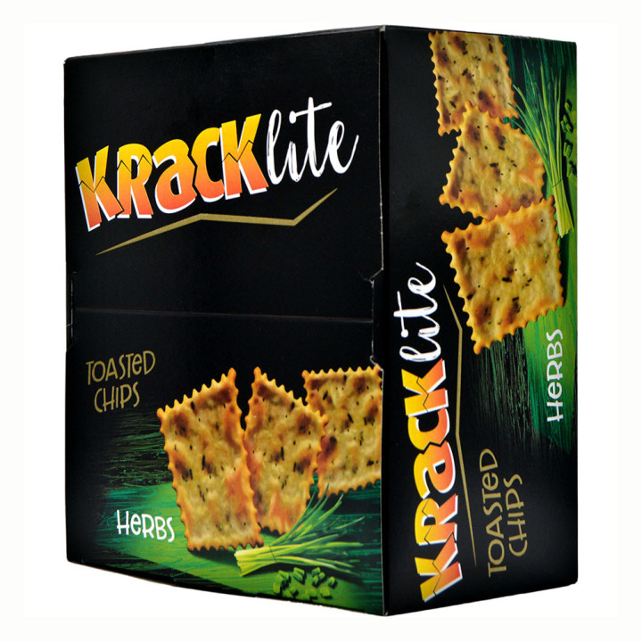 Krack Lite Herbs Toasted Chips, 33 g