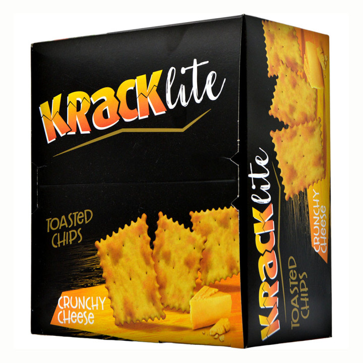 Krack Lite Crunchy Cheese Toasted Chips, 33 g