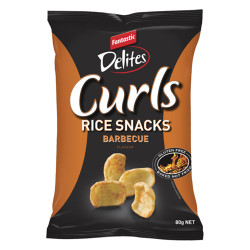 مقرمشات رز بالشوي بنكهة الباربيكيو من فانتاستيك ديليتس 80 غرام