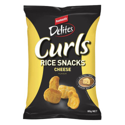 فانتاستيك ديليتس كيرلز وجبات خفيفة الأرز بالجبنة 80 غرام
