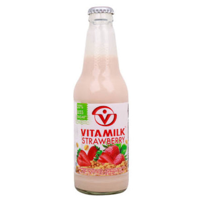 Vitamilk Strawberry Soya Milk 300Ml