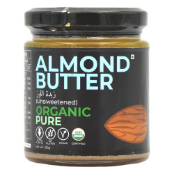 D Alive Unsweetened Organic Pure Almond Butter 180G