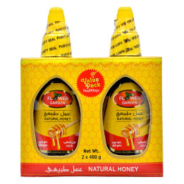 Flower Garden Natural Honey Twin Pack, 400 g