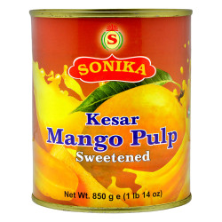 Sonika Kesar Mango Pulp 850G Sonika Kesar Mango Pulp 850G