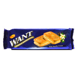 Kitco Want Vanilla Cream Biscuits, 90 g