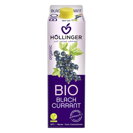 Hollinger Black Currant Organic Juice 1L