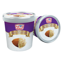 KDCow Vanilla Almond Ice Cream, 1 L