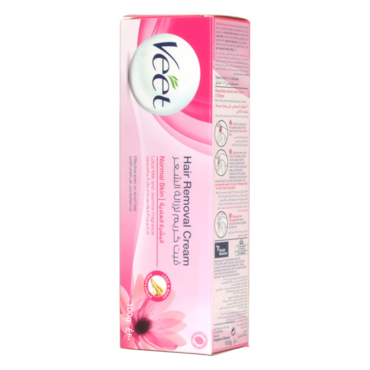 Veet Hair Removal Cream for Normal Skin, 100 ml