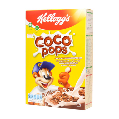 Kellogs Coco Pops Toasted Rice Cereal 375G