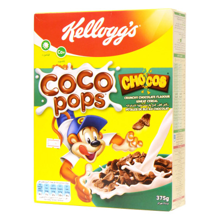 Kellogs Coco Pops Wheat Cereal 375G