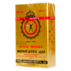 زيت الميدالية الذهبية المعقم 25 مل
