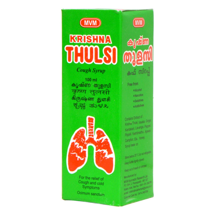 Krishna Tulsi Cough Syrup, 100 ml