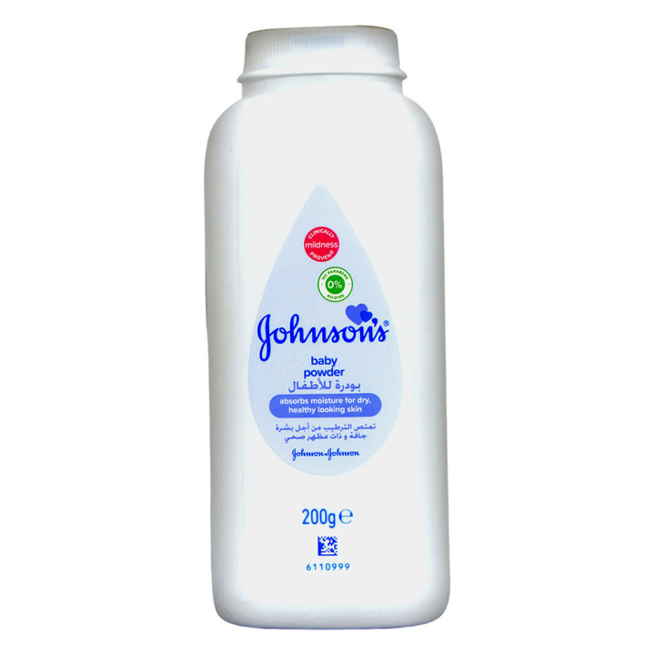 J&J Baby Talc Powder, 200 g