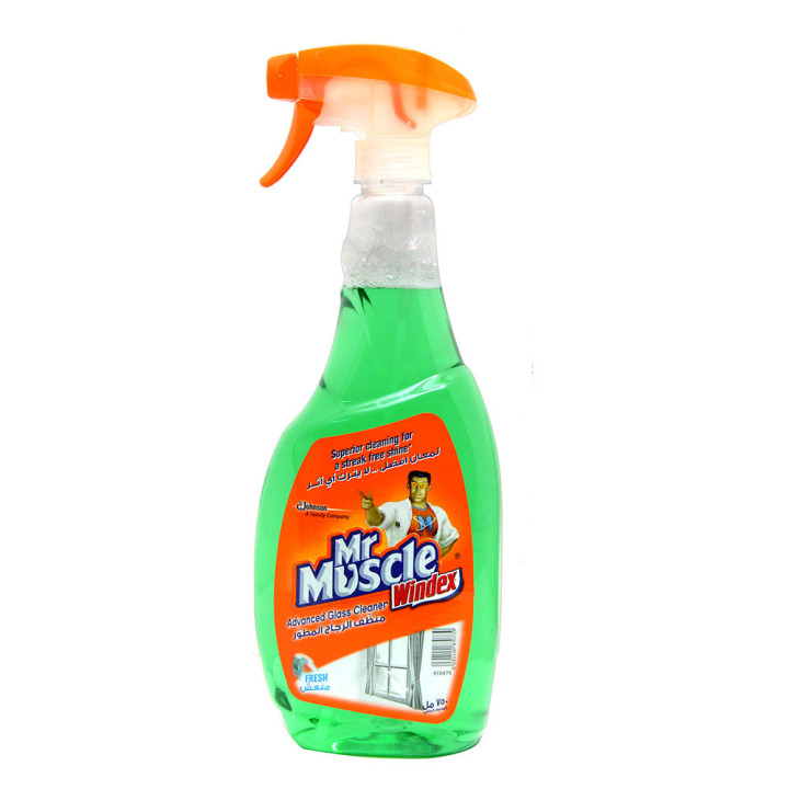 Mr Muscle Windex Fresh Glass Cleaner, 750 ml