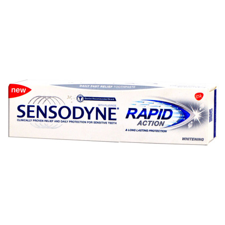 Sensodyne Rapid Action Whitening Toothpaste 75Ml