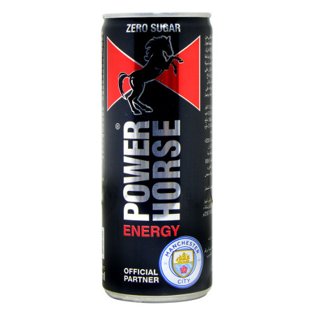 Power Horse Zero Sugar Energy Drink Strawberry Flavor 250ml