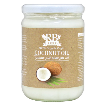 Rb Foods 100 Organic Virgin Coconut Oil 500Ml