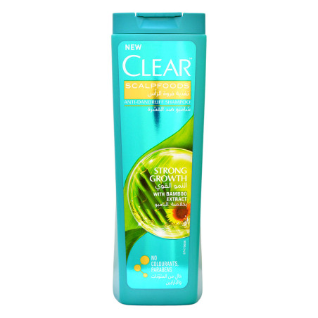 New Clear Strong Growth Anti-Dandruff Shampoo 400Ml