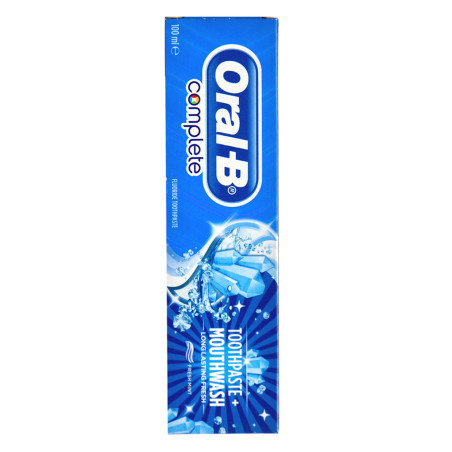 معجون أسنان غسول فم كامل من أورال-بي بنكهة النعناع 100 مل