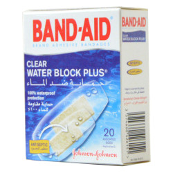 Band-Aid Clear Strip Assorted Size Bandages 20 Pieces