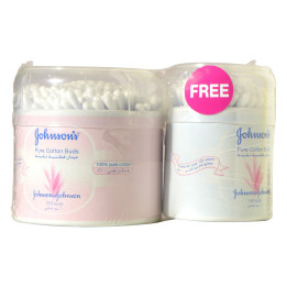 Johnson & Johnson Cotton Ear Buds, 200 pcs