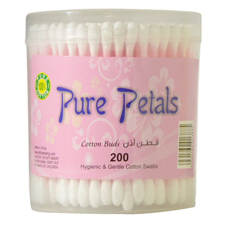 Ways Pure Cotton Ear Buds, 200 pcs